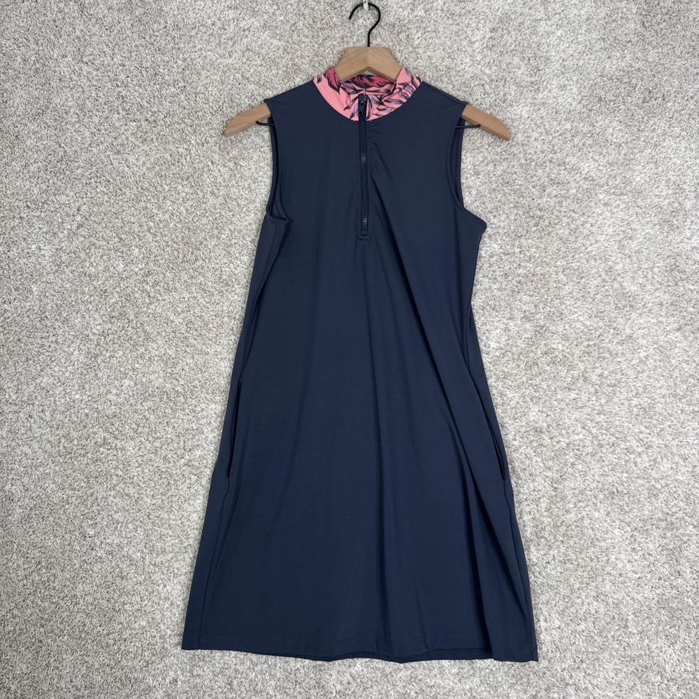 Tommy Bahama Aubrey Golf Dress Women's S Sleeveless UPF 30 Resortcore Pickleball